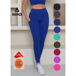 LEGGING C/ BOLSO POLIAMIDA GROSSA UV50+ REF:032 em Oferta na Shopee