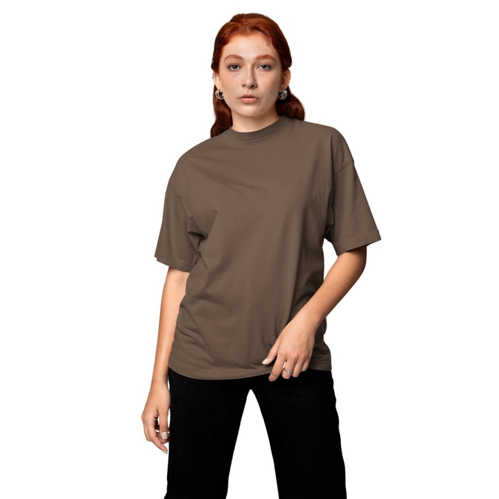 Camisas Camiseta Oversized Streetwear Premium -basica Lisa Fio 30.1 penteado 100% Algodão