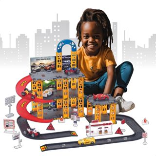 Pista de Carrinhos Brinquedo Infantil Corrida Lava Rápido em Oferta na Shopee