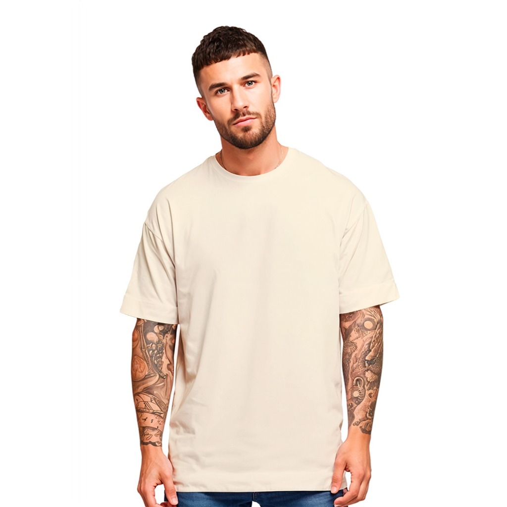 Camisa Camisetas Oversized Streetwear Premium basica Lisa -Fio 30.1penteado 100% Algodão