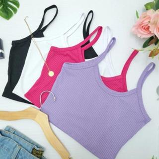 Kit 10 Blusa Feminina Cropped Top Feminino Regata Alcinha Canelado em Oferta na Shopee