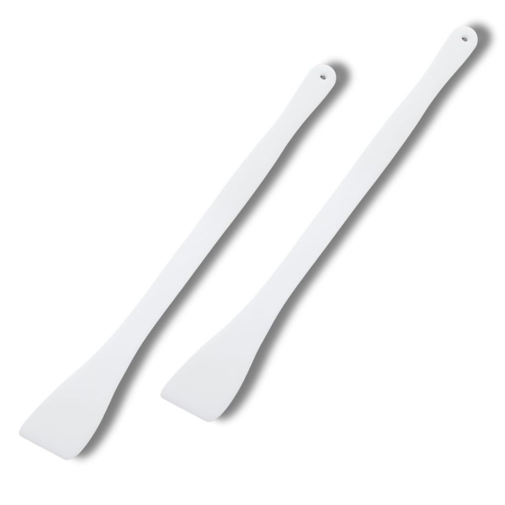 Kit 2 un. Pá Colher Creme Em Polietileno Industrial 45cm com 8mm de espessura em Oferta na Shopee