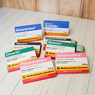 30 Caxinhas para Chiclete Remedinhos do agradecimento em Oferta na Shopee