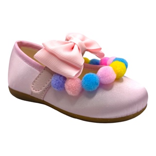 Sapatilha Customizada Tema Circo Fantasia Personalizada Temática Meninas Pompom Colorido em Oferta na Shopee
