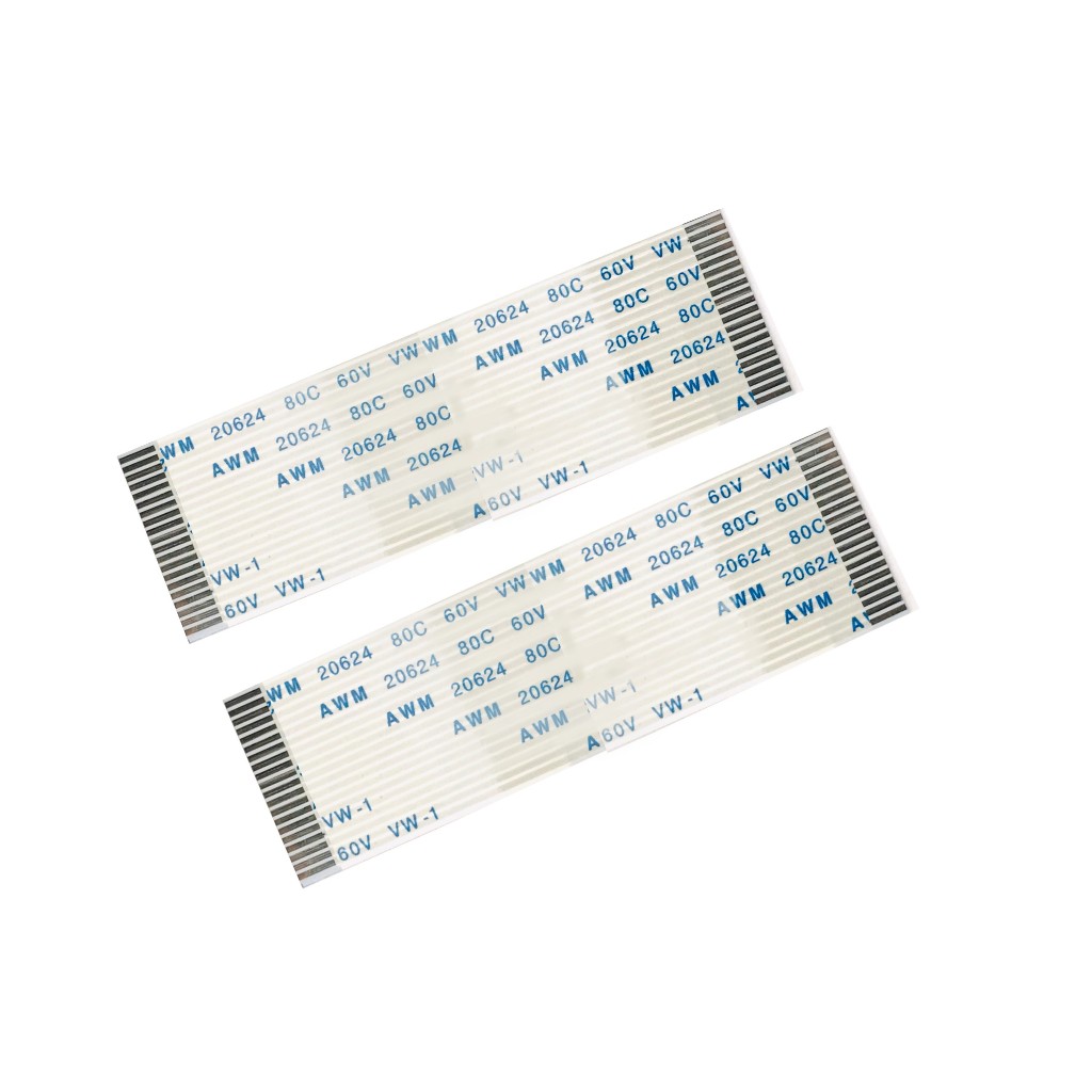2 Cabos 20 Vias Normal X 26mm X 100mm - AWM20624 80C 60V - Passo 1,25mm - Compatível Para Placa Ar Condicionado