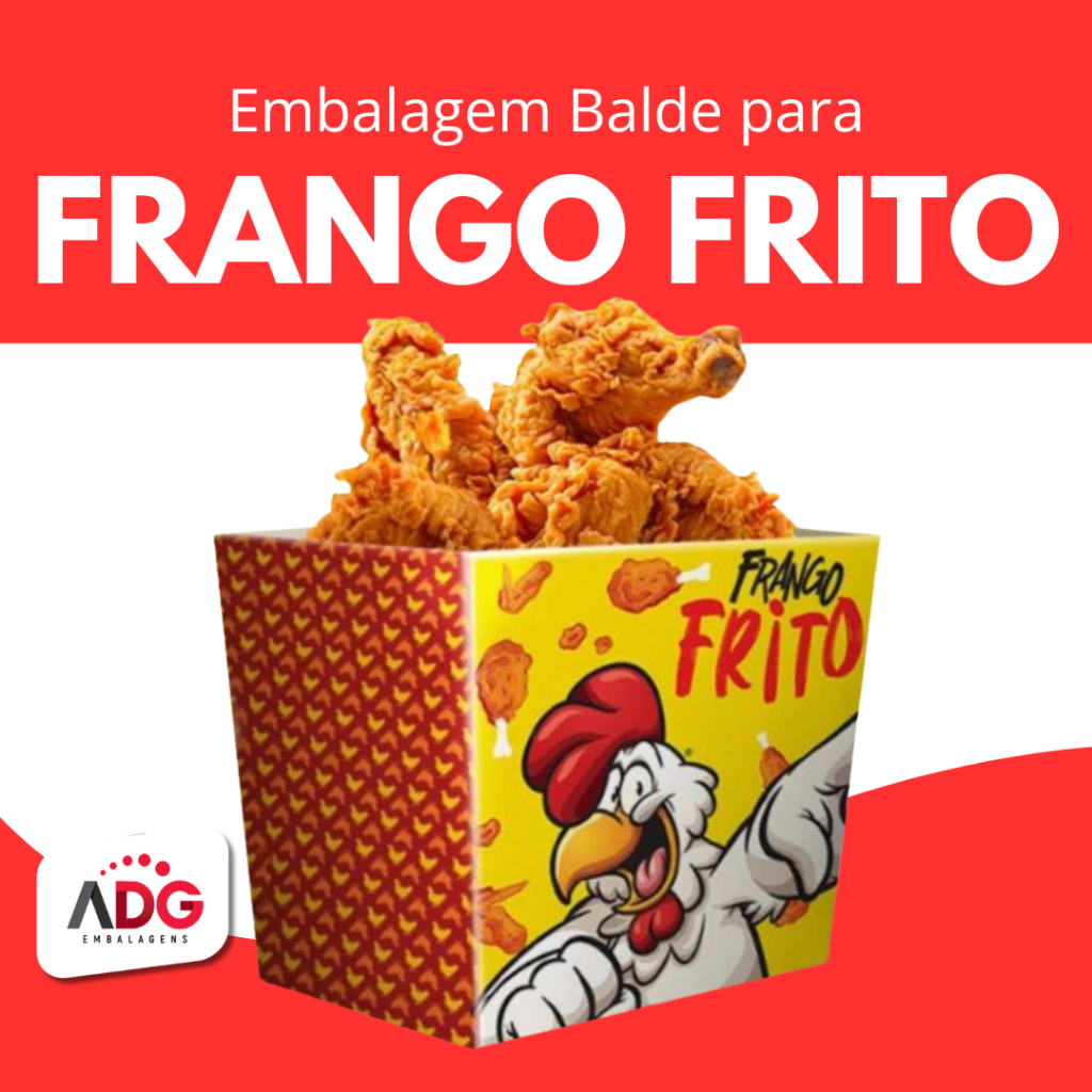 Embalagem Para Frango Balde em Oferta na Shopee