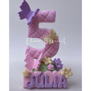 vela de biscuit tema jardim encantado em Oferta na Shopee