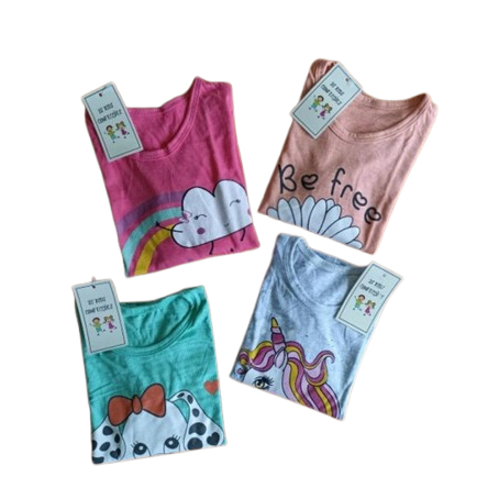 Kit sortido 3 Camiseta Menina Infantil Juvenil Manga Longa em Oferta na Shopee