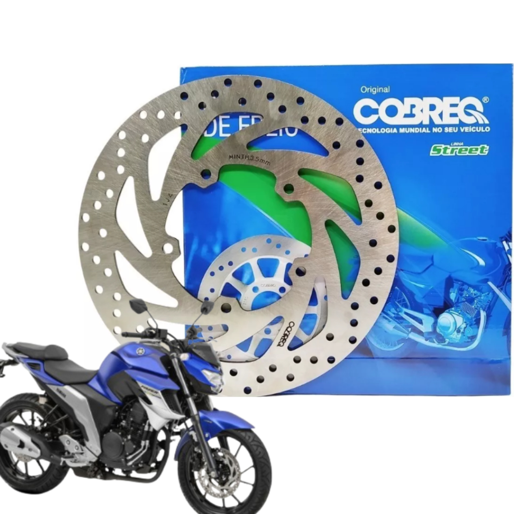 Disco Freio Dianteiro Yamaha Fazer 250 2005 2006 2007 2008 2009 2010 A 2018 Original Cobreq