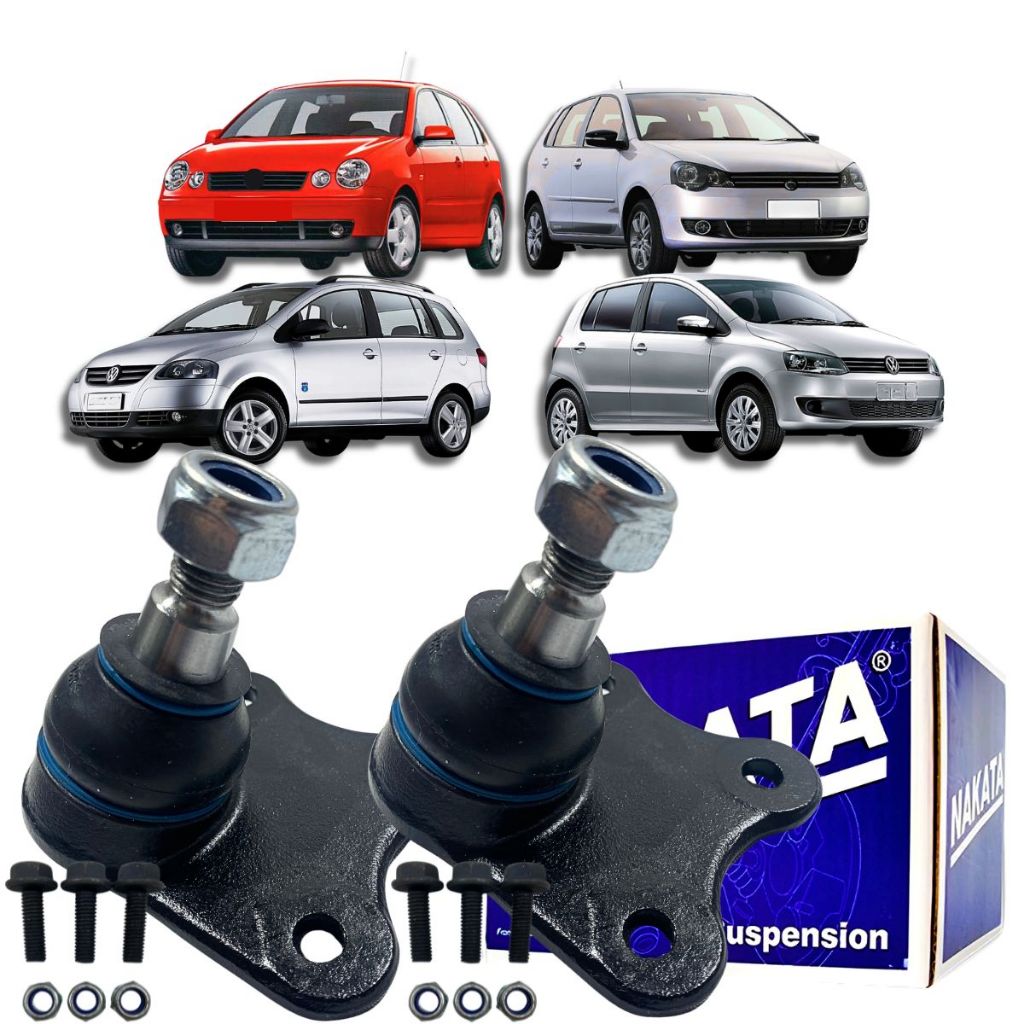 Par Pivô Bandeja Dianteiro Nakata Vw Fox Polo Spacefox em Oferta na Shopee