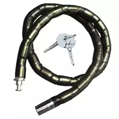 Cadeado Trava Articulada P/ Moto Estepe Bike Corrente Anti Furto 1,2m 22mm