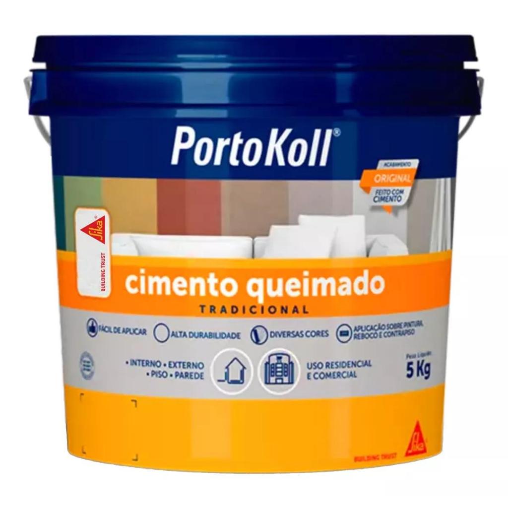 Cimento Queimado Portokoll Bd 5KG em Oferta na Shopee