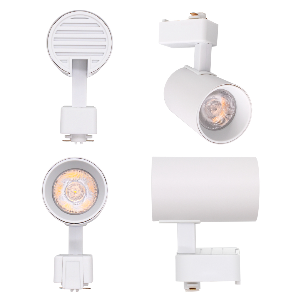 Spot Para Trilho Eletrificado Preto e Branco Led 7w Bivolt