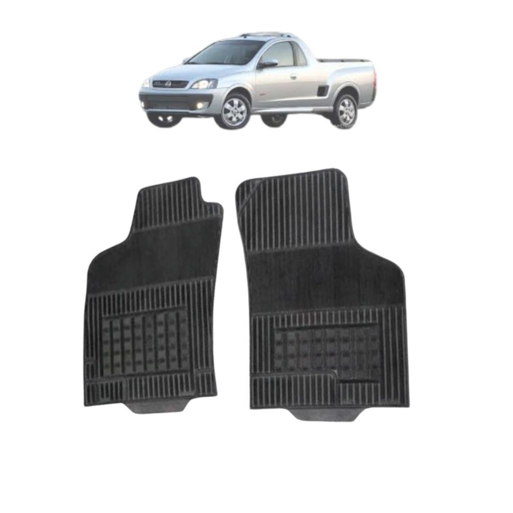 JOGO TAPETE DE BORRACHA MONTANA 2004 a 2011 - Car Floor em Oferta na Shopee