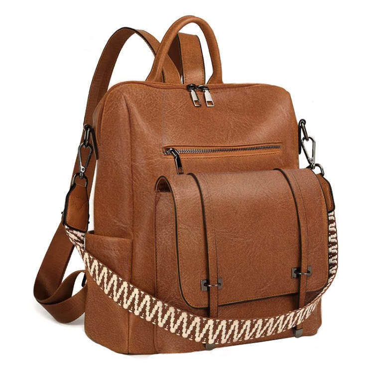 Mochila Bolsa Feminina Moderna Prática Bolso Antifurto Alça de Ombro Dia a Dia Faculdade Reforçada