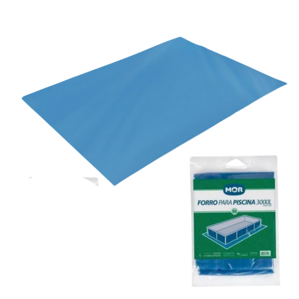 Forro Para Piscina Retangular 3000 Litros Mor Proteção 2,67 x 1,77 Metros em Oferta na Shopee