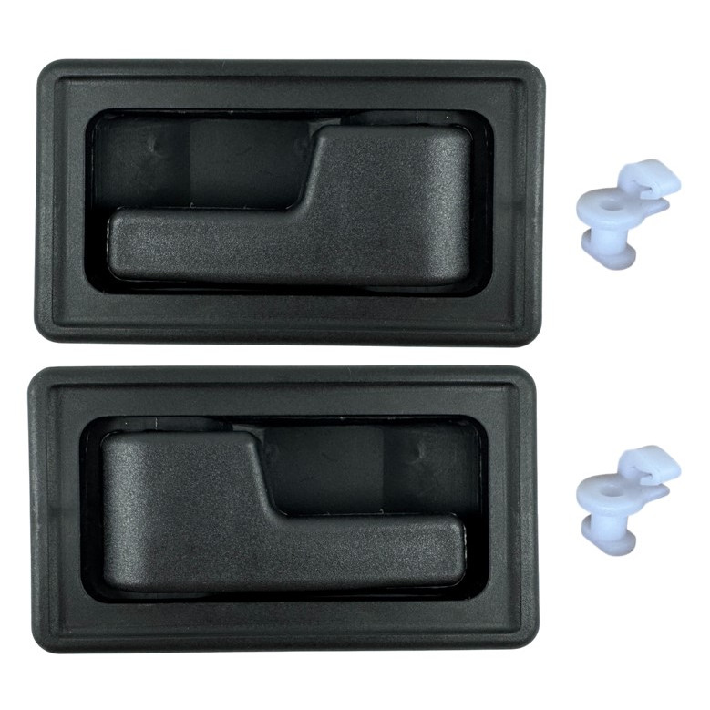 Par 2 Maçaneta Interna Com Moldura e Grampo do Cabo Fiat Uno/ Mille 1984 A 2014 Fiorino 1980 a  2004 em Oferta na Shopee