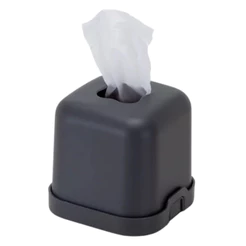 Porta Suporte Para Papel Higiênico De Mesa Bancada Plástico Portátil Cinza Arthi