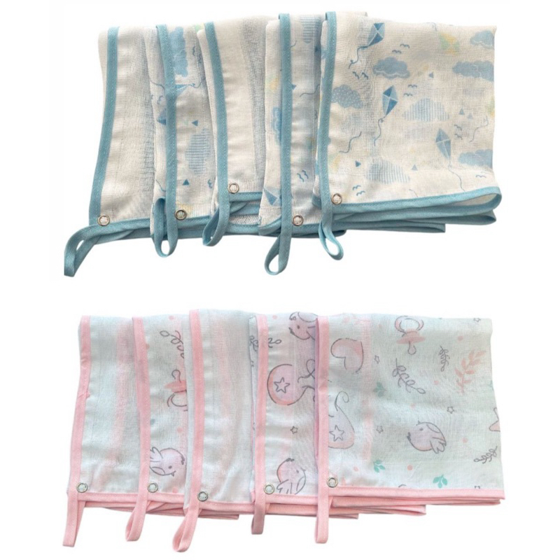 Kit Com 5 Fraldinha De Boca Estampada 34 Cm X 34 Cm Com Porta Chupeta Para Meninos e Meninas em Oferta na Shopee