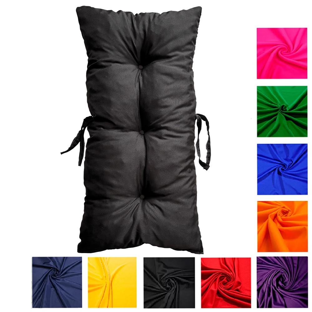 2 Almofadas 95x45 Leve Conforto e Elegância Assentos de Bambu Vime Pallet