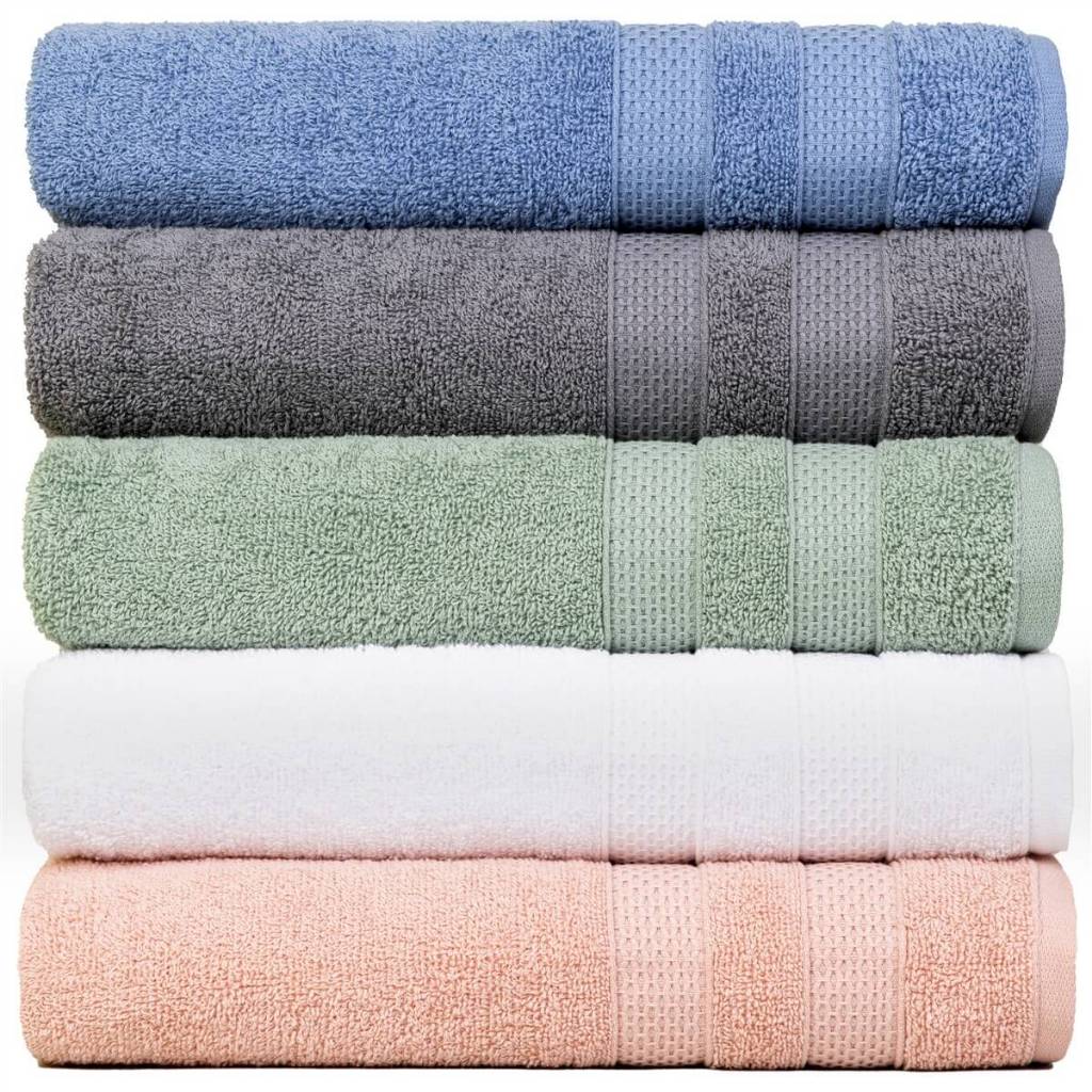 Kit 5 Toalha de Rosto Fio Penteado Extra Macia Comfort em Oferta na Shopee