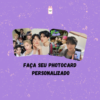 PHOTOCARD FANMADE PERSONALIZADO em Oferta na Shopee