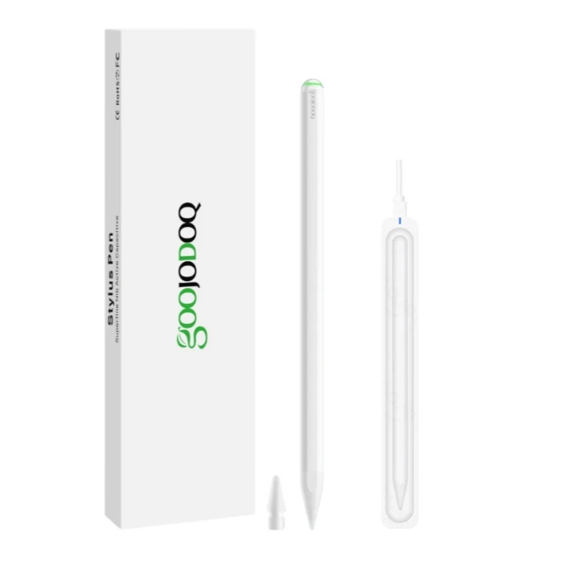 Caneta Goojodoq 11 plus e 13ª Geração - Branca - Compatível c/ iPad tablet