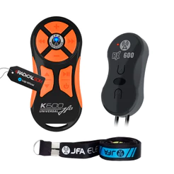 Controle Longa Distância Jfa K600 Completo Preto E Laranja Universal