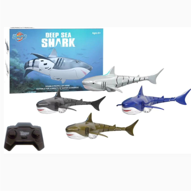 Brinquedo Tubarão Shark Recarregável Aquático Controle Remoto em Oferta na Shopee
