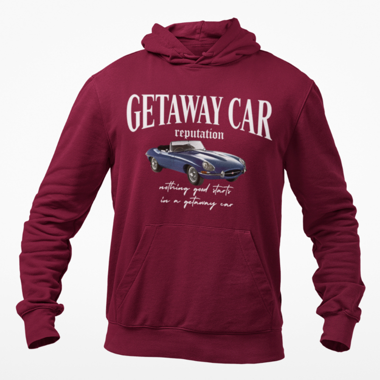 Moletom Taylor Swift Reputation Nothing Good Starts in a Getaway Car Blusa de Frio