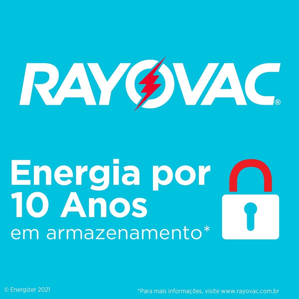 Detalhes do Pilha Alcalina AAA Rayovac Bateria 3A Palito kit 24 unidades