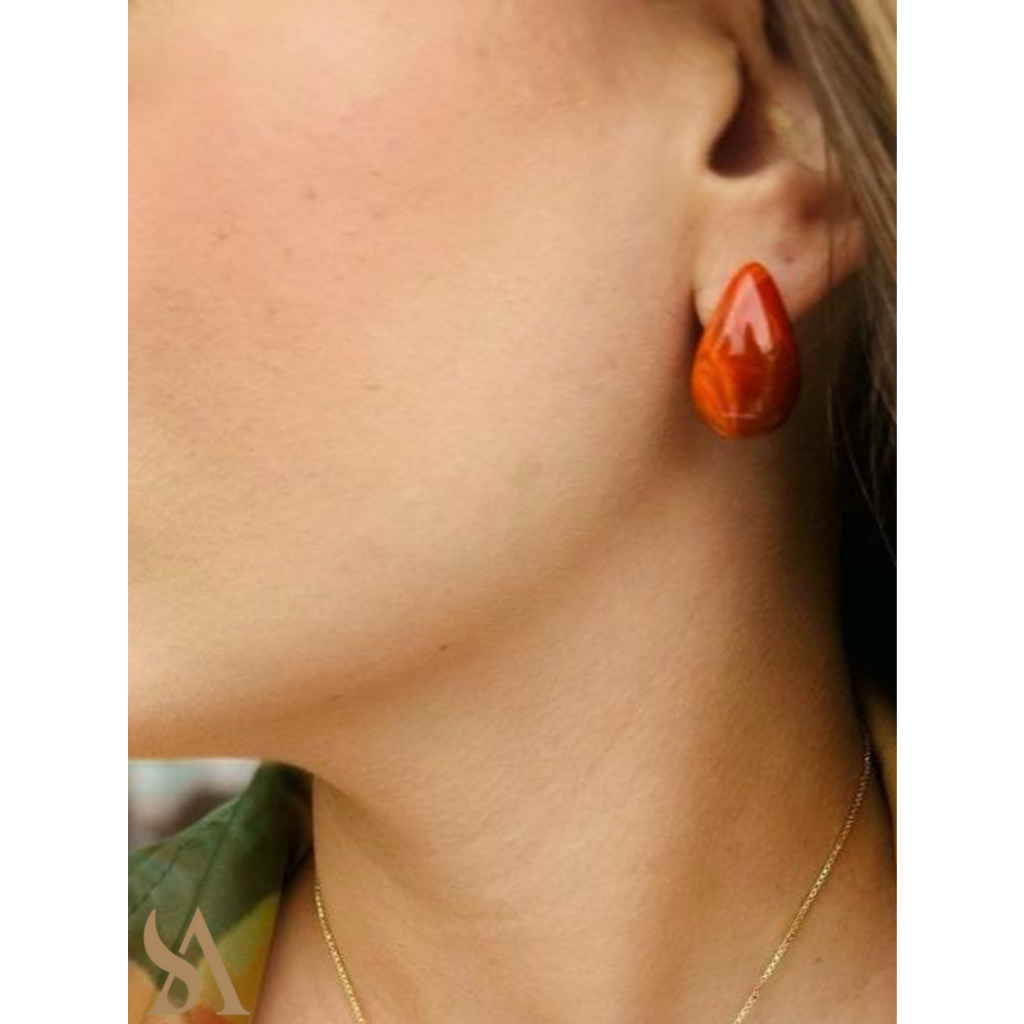 Brincos Laranja Grandes: Onde Comprar | BuscaProdutos