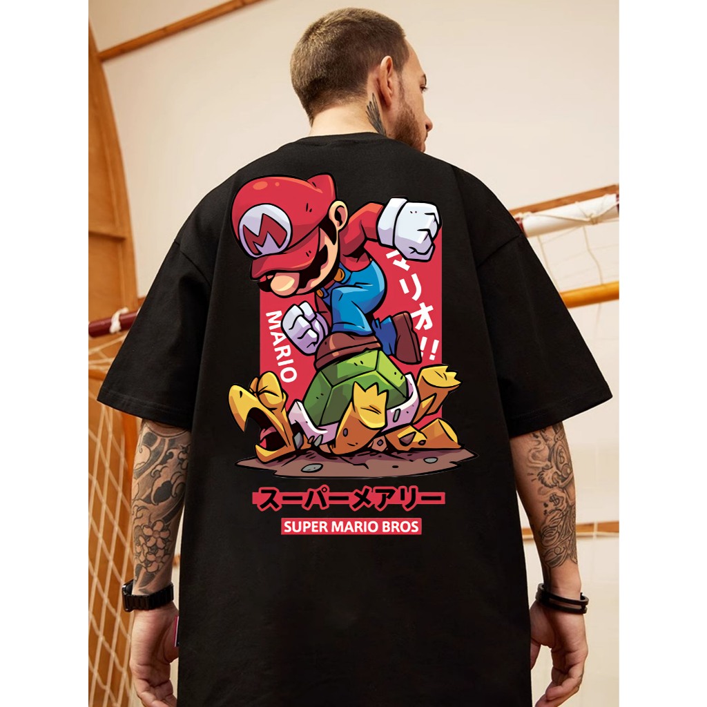 Camiseta Oversized Streetwear Algodão Camisa Estampada camiseta masculina streetwear #098