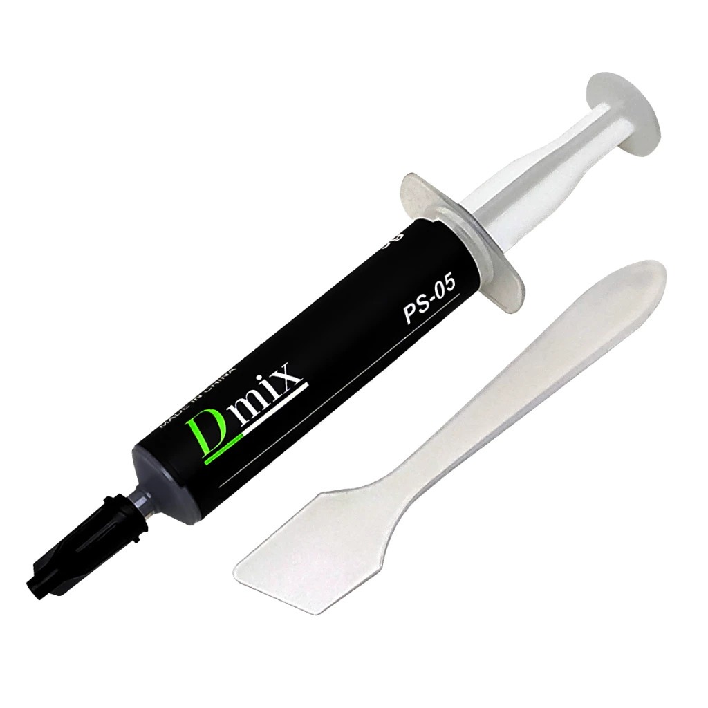 Pasta Térmica Silver Prata 5G C/Seringa Pazinha PS3 PS4 XBOX CPU GPU Processador Placa de video Led