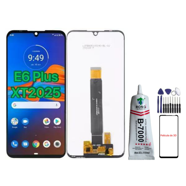 Tela Frontal Touch Display Moto E6 Plus Xt2025 XT2025-1 XT2025-2 - A Pronta Entrega