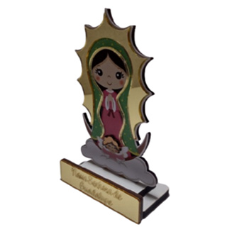 Imagem Infantil totem Católicos Nossa Senhora De Guada Lupe 12cm em Oferta na Shopee