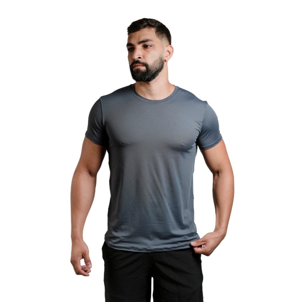 Camiseta Masculina Treino Academia Fit Proteção Uv Corrida