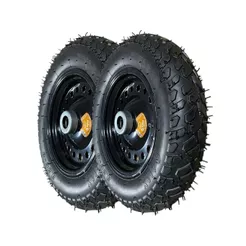 Roda Aro 8 Com Pneu E Câmara Para Carrinho Plataforma/ Lanches capacidade 300kg (par)