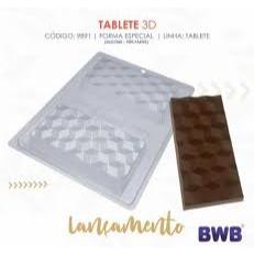 Tablete 3D Forma Bwb Com Silicone 250G 3 Partes Cod-9891 (Bwb Especial)
