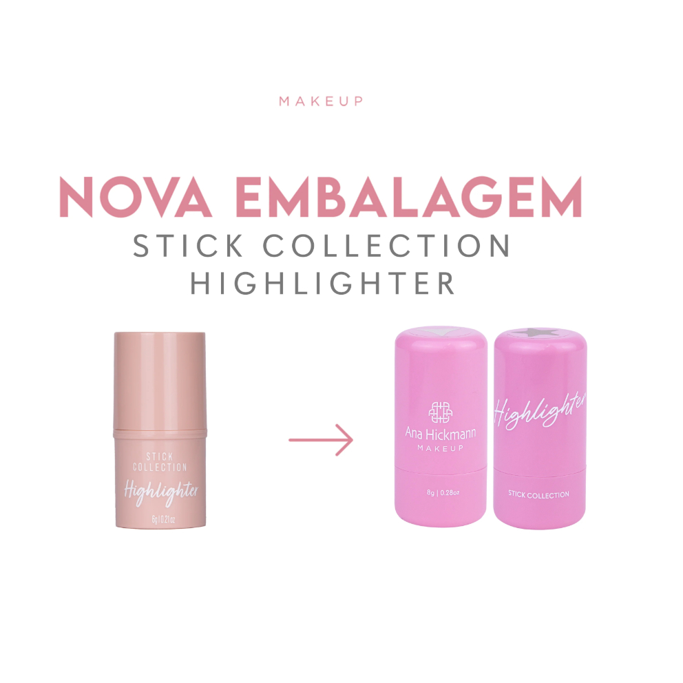 Detalhes do Iluminador Highlighter Em Bastão Sophia Ana Hickmann