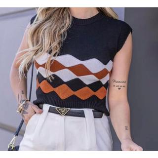 Blusa Feminina Blusinhas Feminina da Moda Tricot  Cropped Trico Modal Elegante