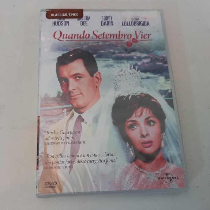 Dvd - Quando Setembro Vier - Rock Hudson, Gina Lollobrigida - Lacrado