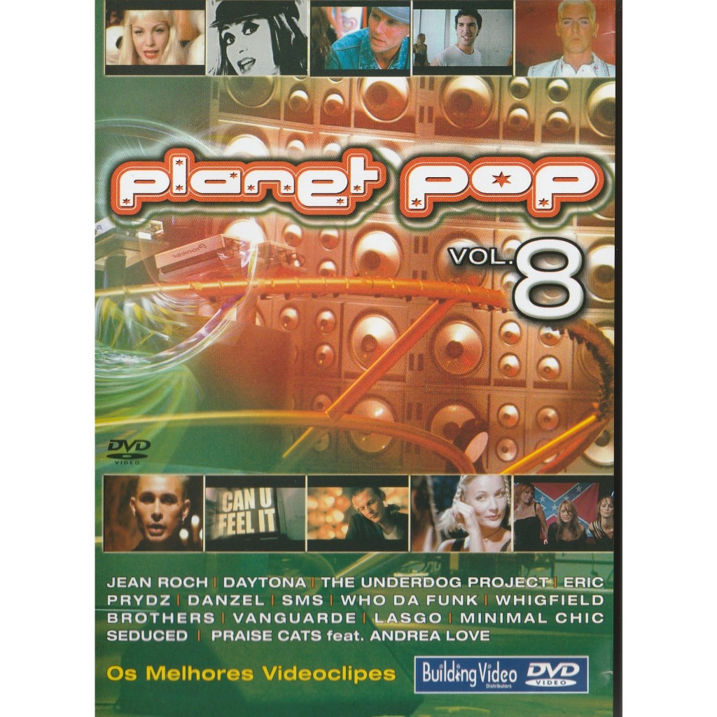 DVD Planet Pop Vol. 8 Building Records 2007 Dance Pop House Club Anos 00 Original