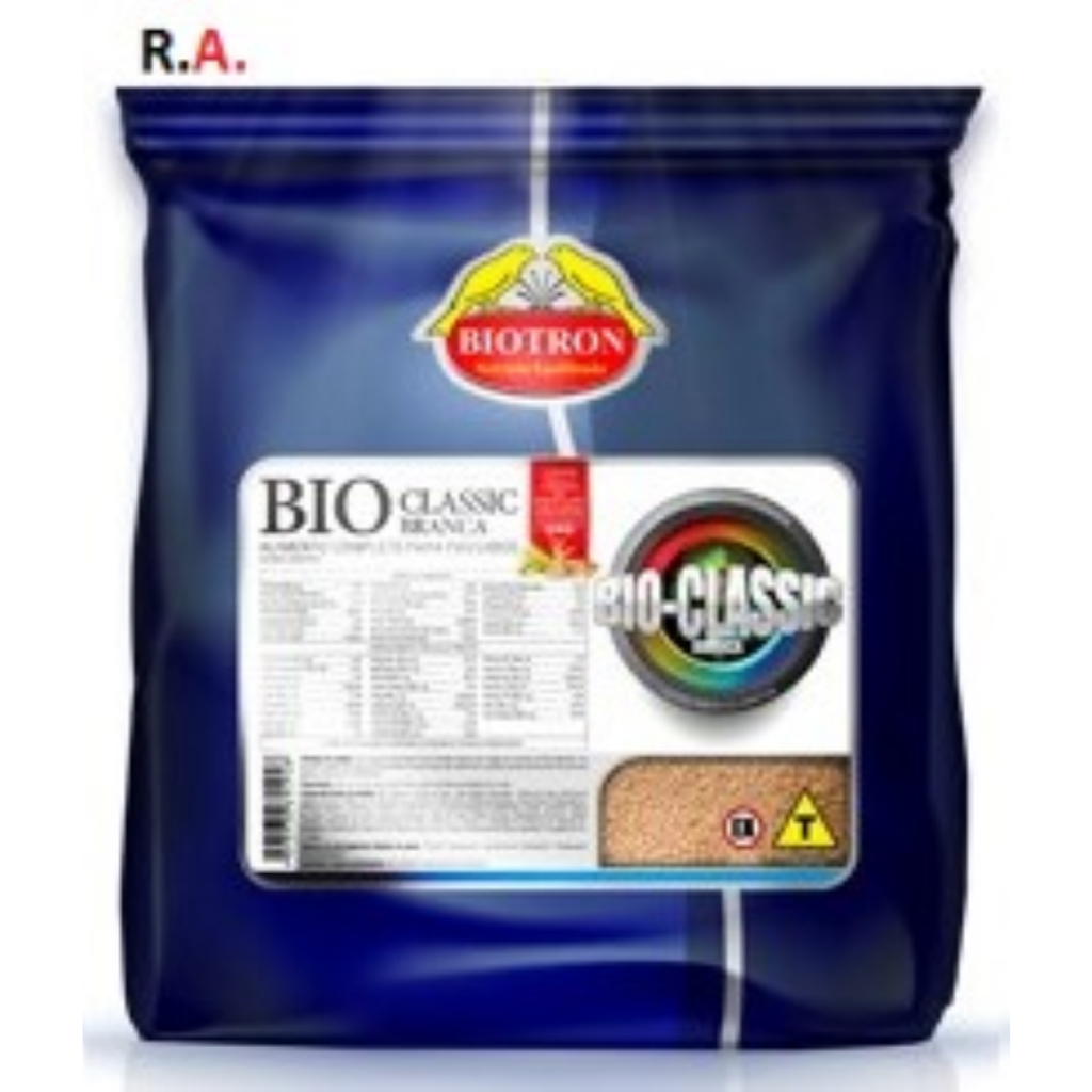 Bio Classic Branca 1kg alimento extrusado para canarios filhotes