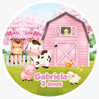 TAG personalizada FAZENDINHA para lembrancinha, brindes, festa, aniversário, mimos. Todos os Temas em Oferta na Shopee
