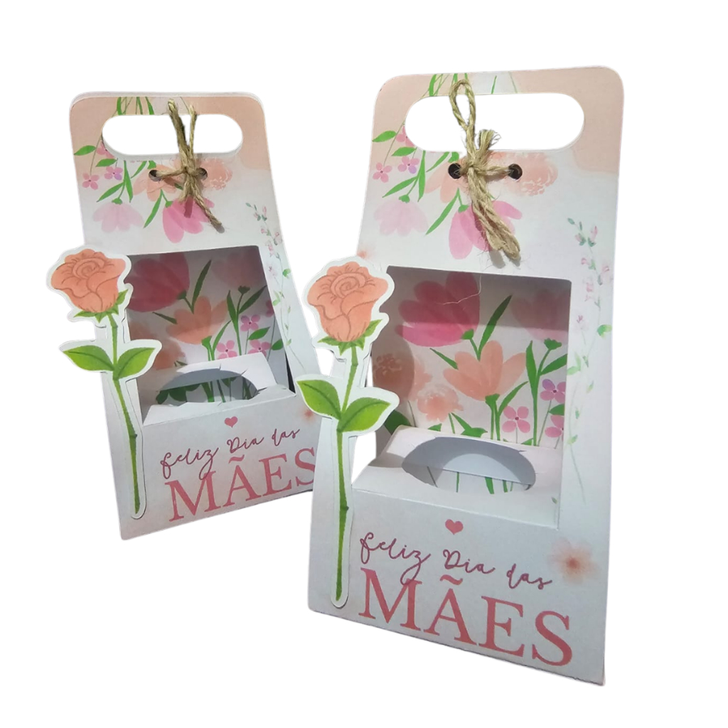 Caixa Personalizada Dia Das Maes Para Bisnaga Plastica 30ml