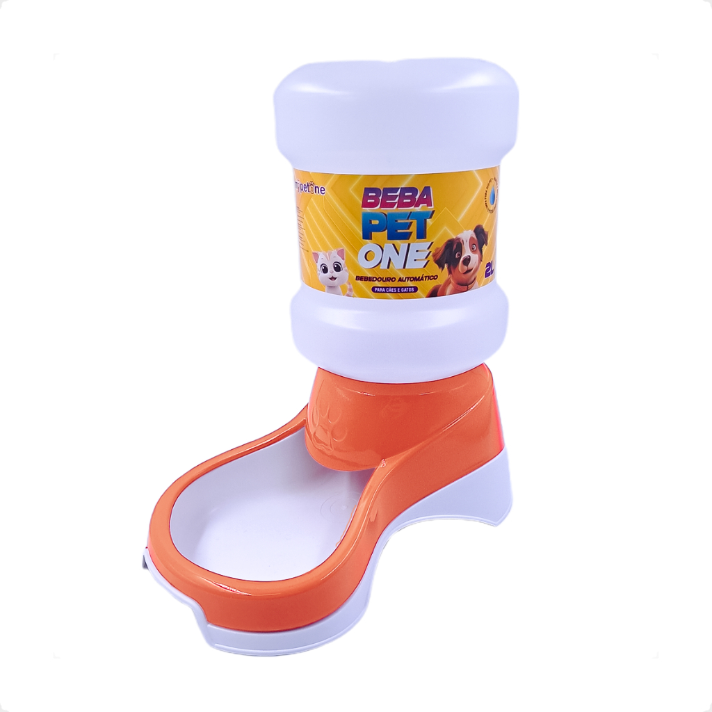 Bebedouro Automático Beba Pet One - Coral Galão - 2 Litros - Pets