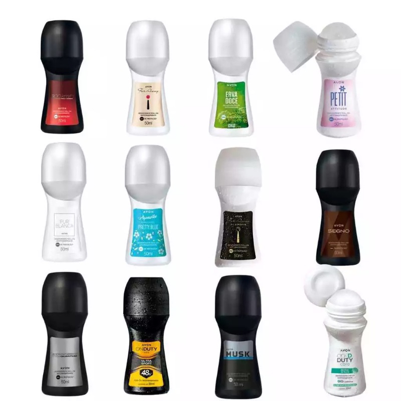 Kit 10 Desodorantes Sortidos Feminino ou Masculino Avon