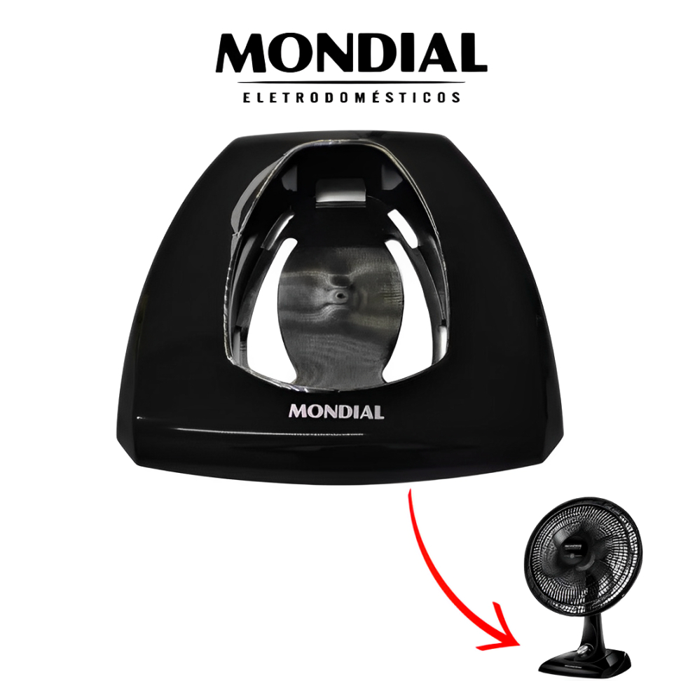 Base Do Ventilador Mondial 40cm Preto Gravada V-41 Original
