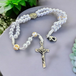 Terço De Pulso Pérola São Bento NOVIDADE Pulseira Religiosa em Oferta na Shopee